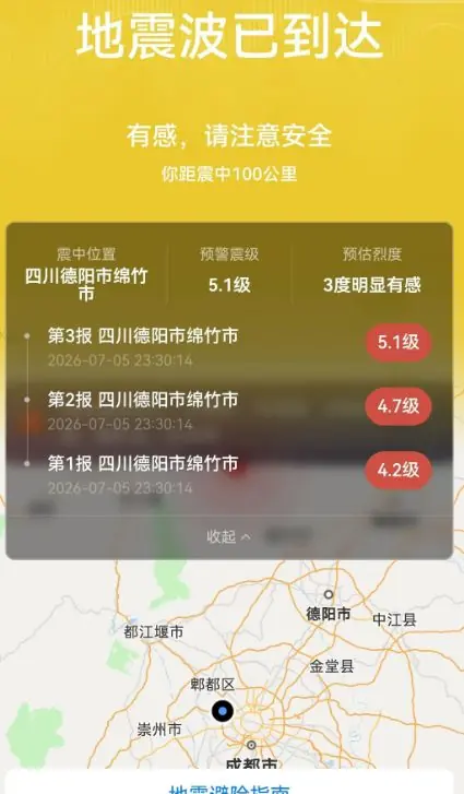 地磁异常示意图